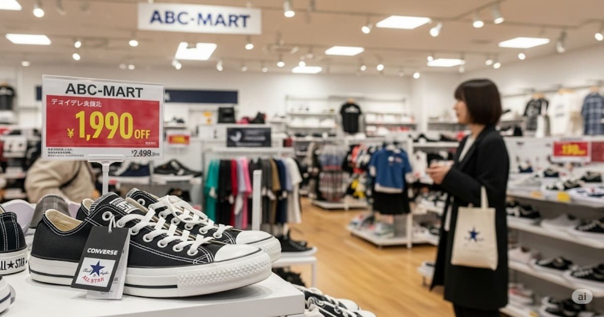 abcマート コンバース 安い理由