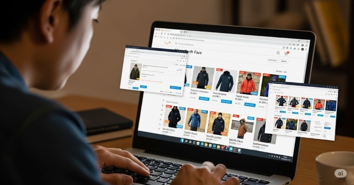 Amazon ノースフェイス 安い理由