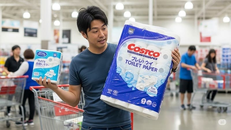 コストコのトイレットペーパーは安いのか